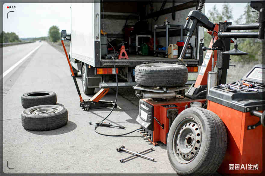 辽阳县扎胎道路救援-流动补胎