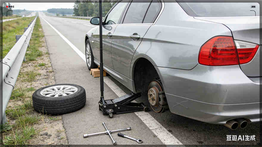 辽阳县爆胎道路救援-汽车换备胎