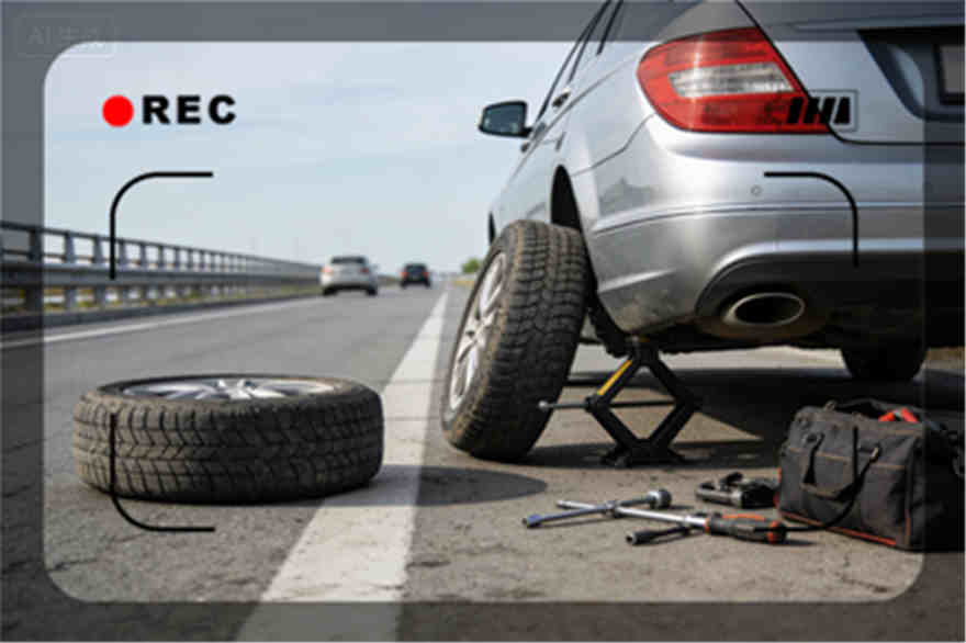 辽阳县高速公路爆胎-汽车换轮胎